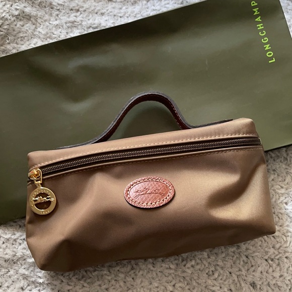 Longchamp | Accessories | Longchamp Le Pliage Pochette Army Green | Poshmark